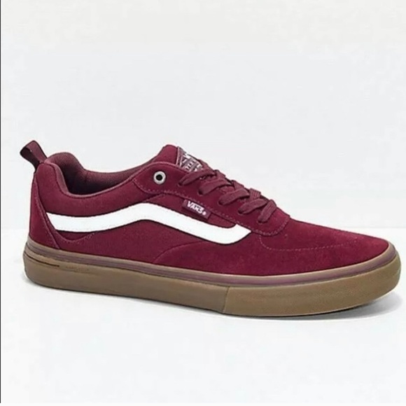 vans old skool little burgundy